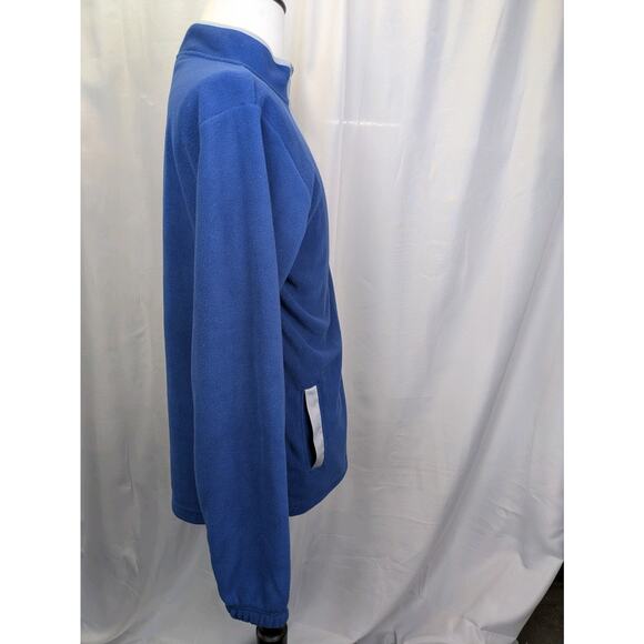 Champion Boys XL 18 - 20 Blue Fleece Full Zip Front Athletic Jacket Sweatshirt - Picture 5 of 8